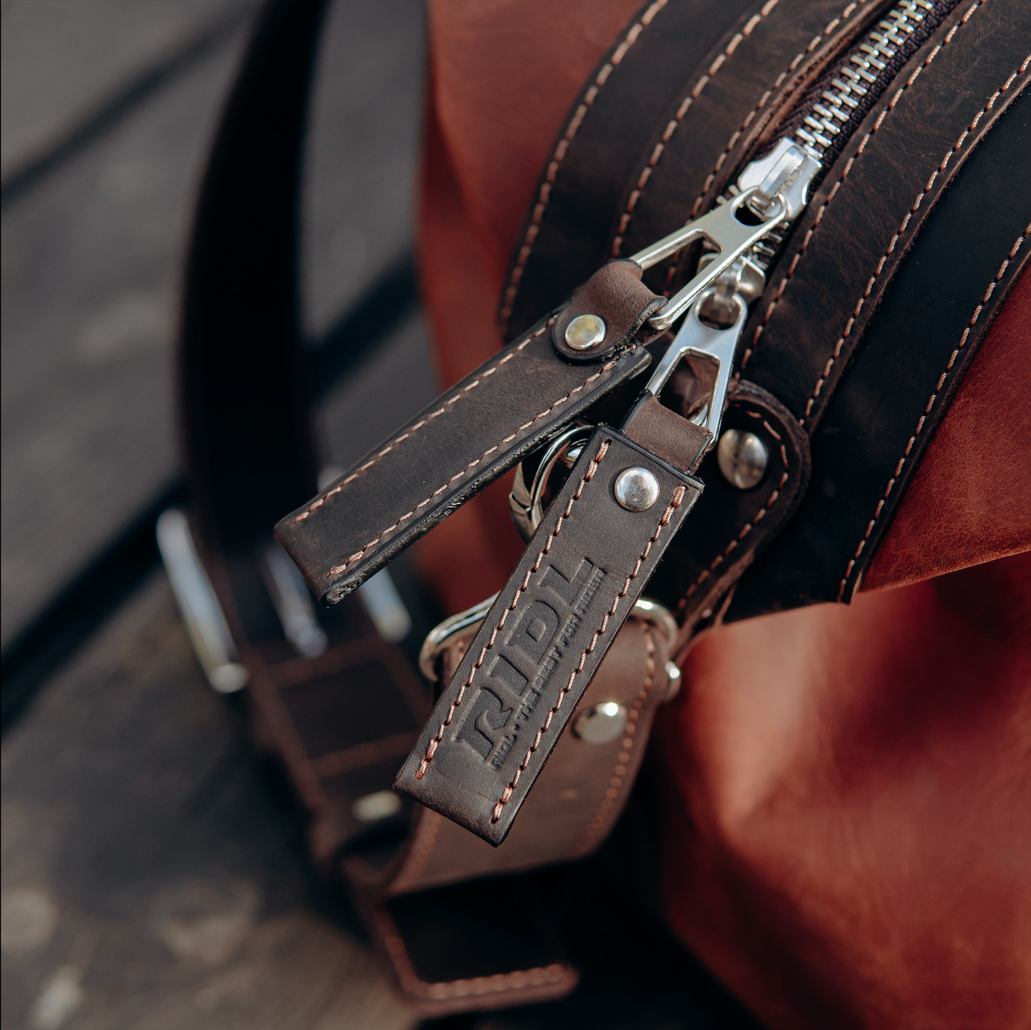 RIDL Leather Duffle Bag
