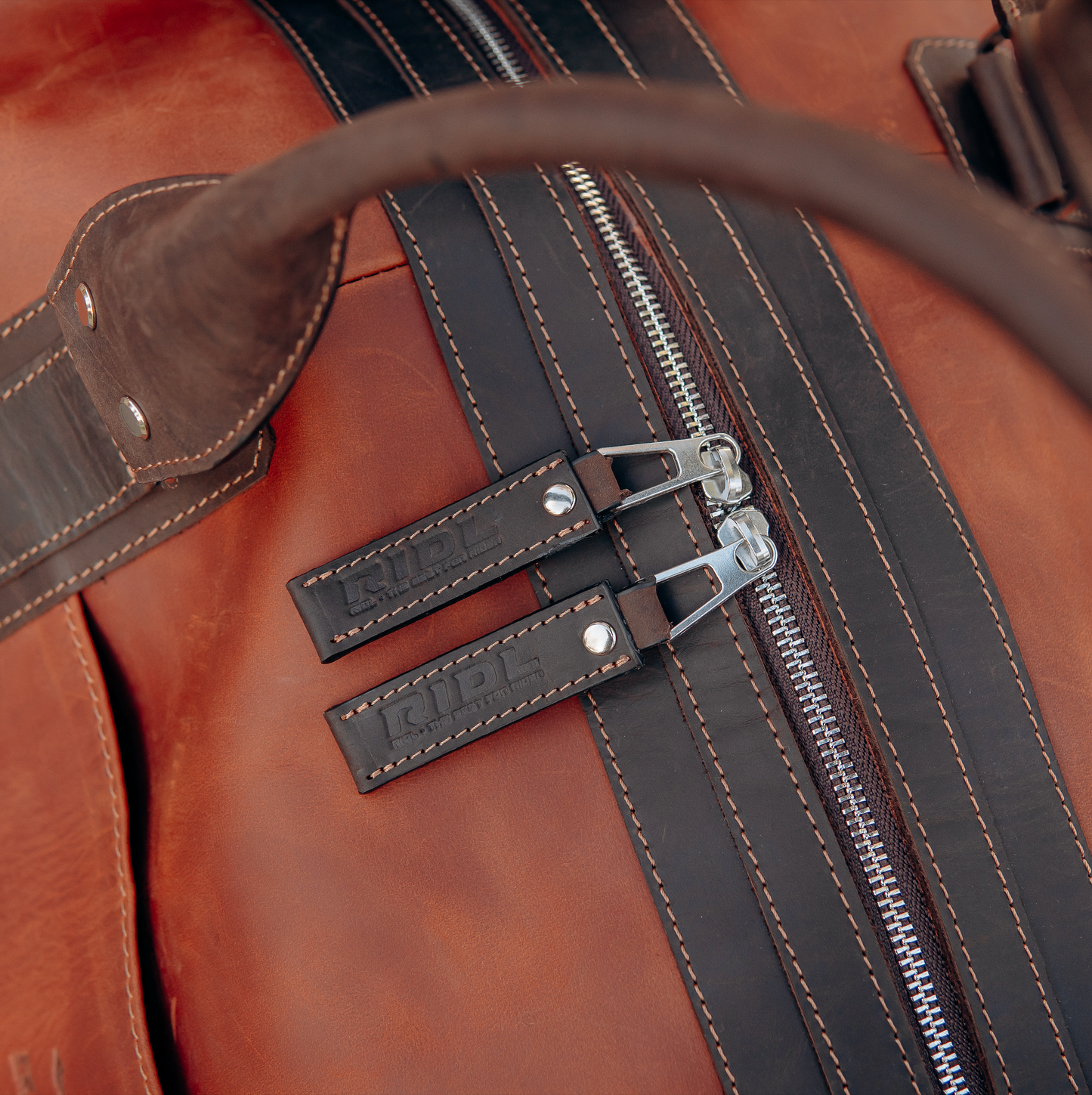 RIDL Leather Duffle Bag