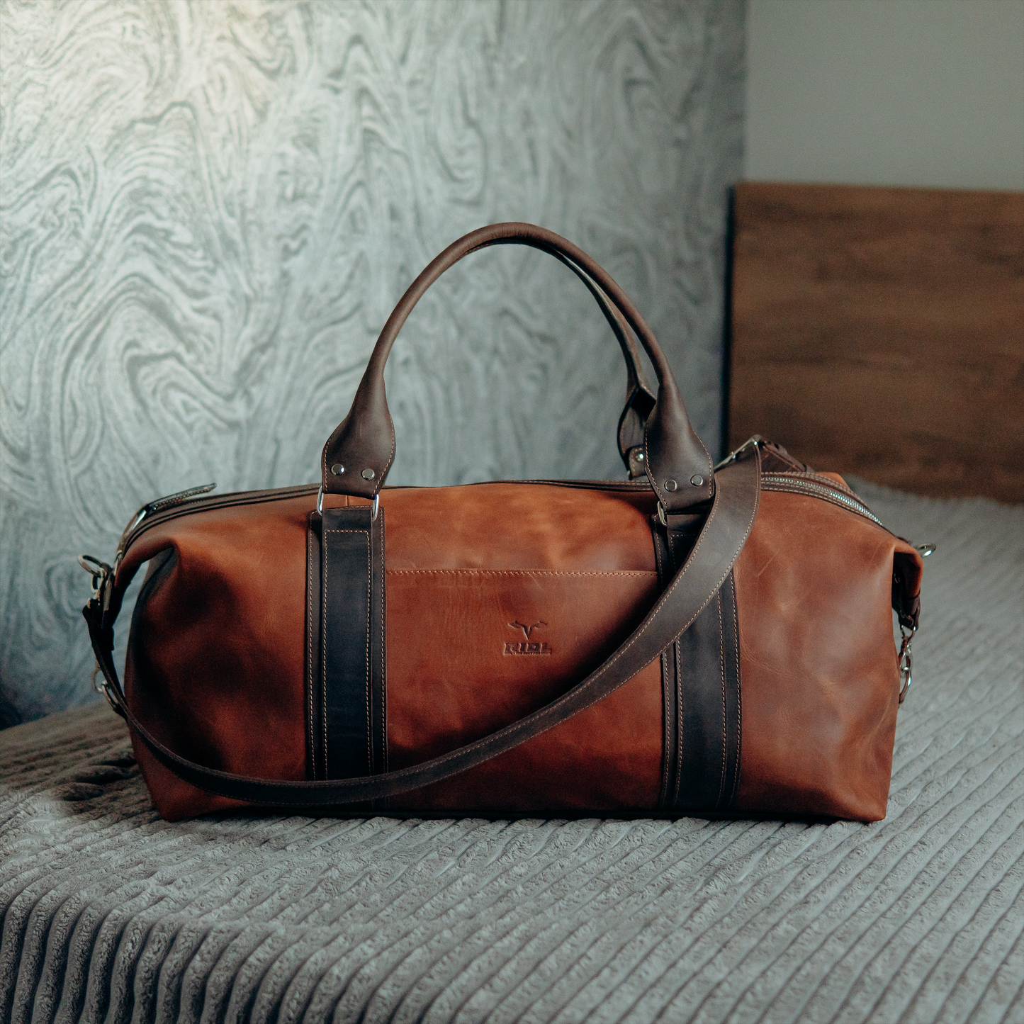 RIDL Leather Duffle Bag