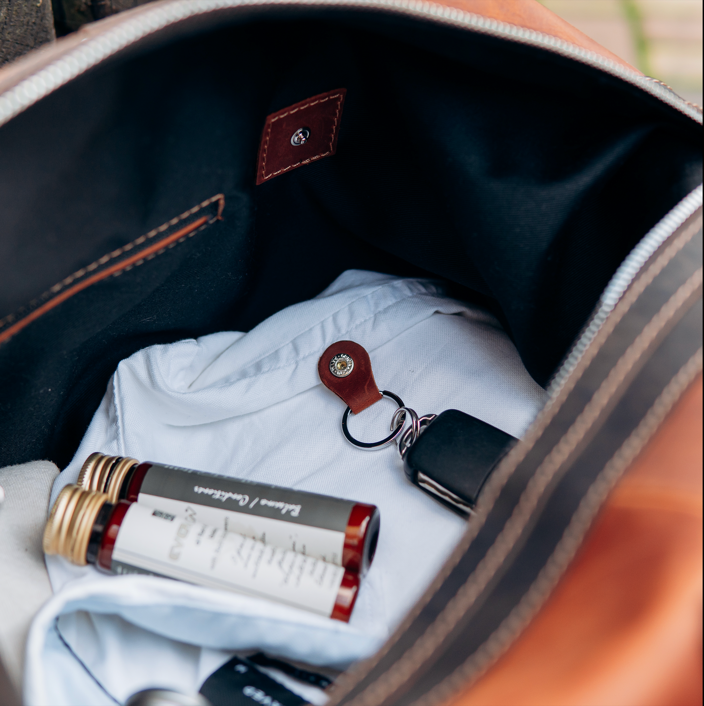 RIDL Leather Duffle Bag