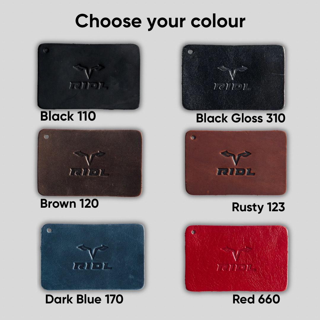 RIDL handmade leather belt pouch and card holder with key clip, photo 10