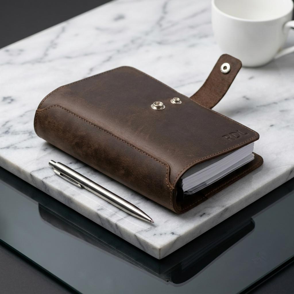 RIDL leather EDC organizer and refillable ring binder journal, photo 4