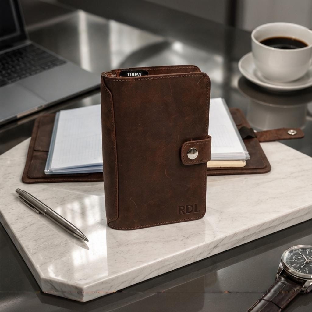 RIDL leather EDC organizer and refillable ring binder journal, photo 10
