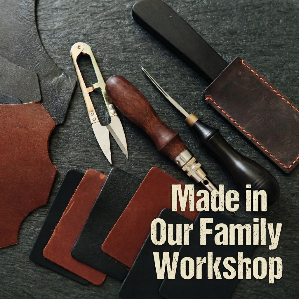 RIDL handmade leather belt pouch and card holder with key clip, photo 15
