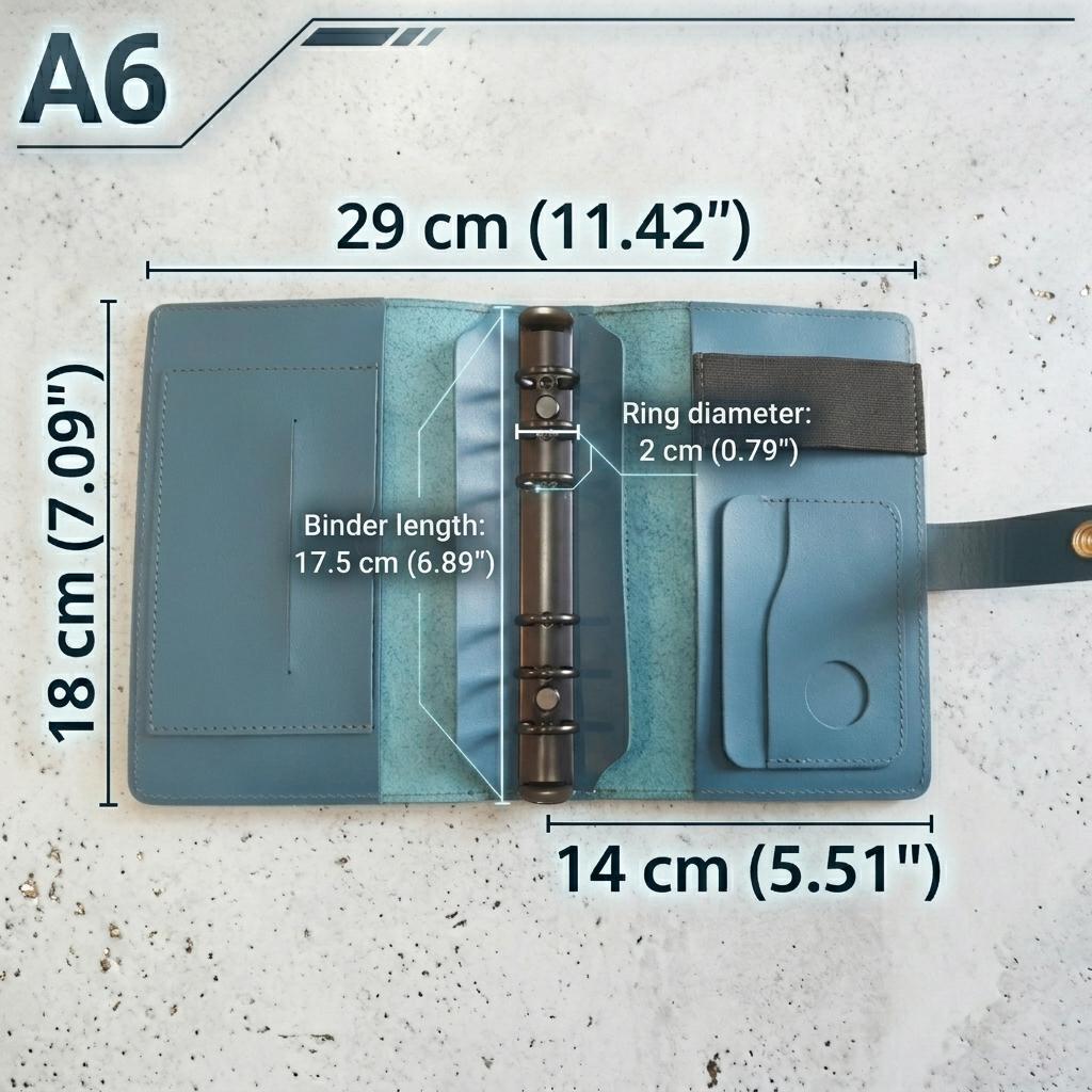 RIDL leather EDC organizer and refillable ring binder journal, photo 18