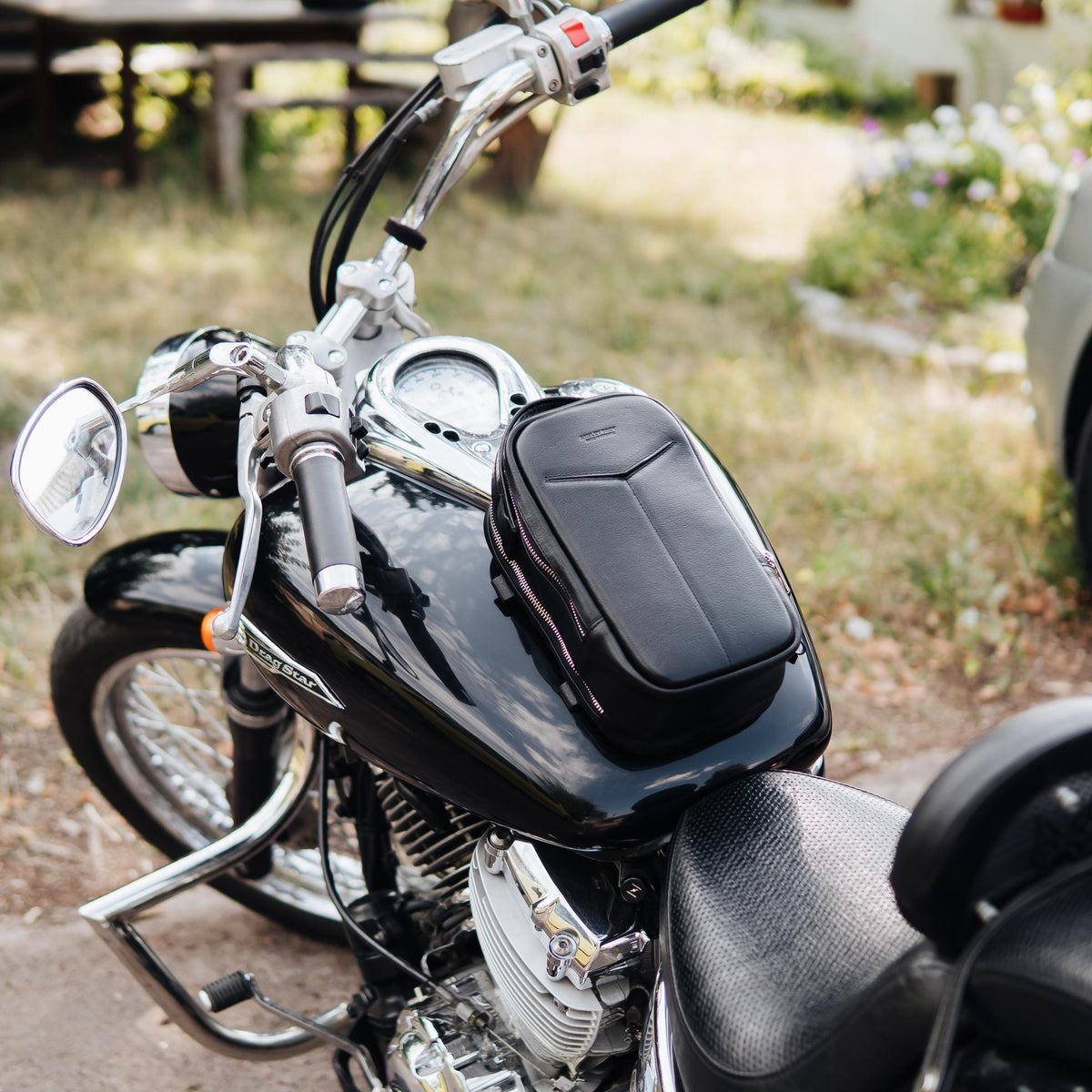 RIDL magnetic leather motorcycle tank bag and crossbody bag, photo 16